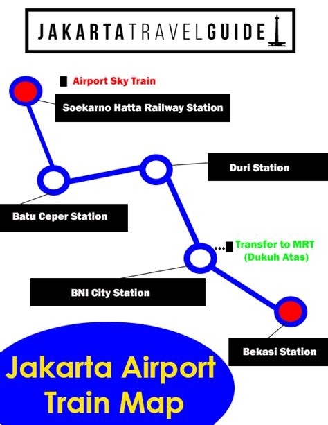 jakarta airport rail link map